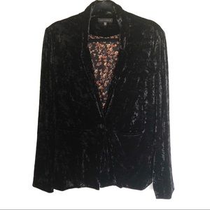Sanctuary Crushed Velvet Blazer from Anthropologie